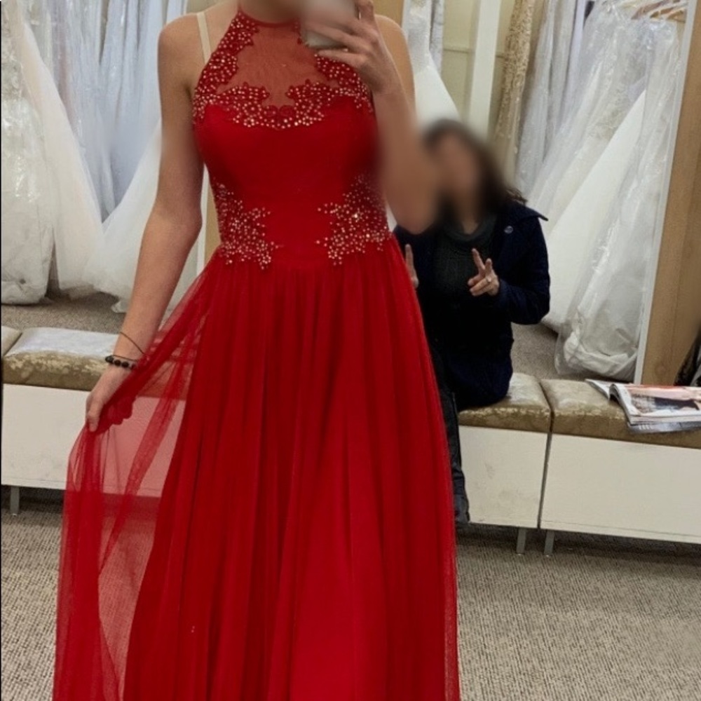 Red prom/ sweet 16 gown